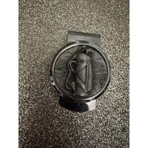 Vintage Golf Bag Money Clip Golfing Golfer USA Made